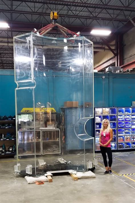Acrylic tank manufacturing - Acrylic Tank Manufacturing, the biggest aquarium manufacturer in the US, creates over-the-top aquariums for a wide array of clients. Up to 50,000 gallons in size, the tanks hold some of the world's most unusual and quirky fish.